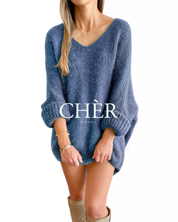 Sweater Italiano Saint Margaret Azul