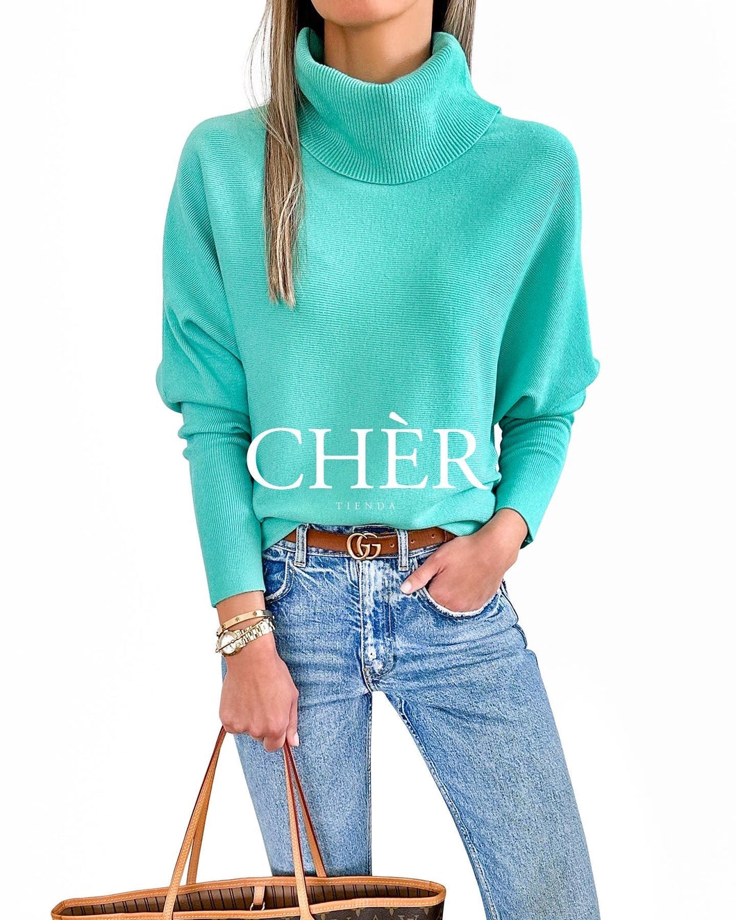 Turquoise Lauretta Sweater