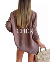 Cargar imagen en el visor de la galería, Sweater Clara Chocolate
