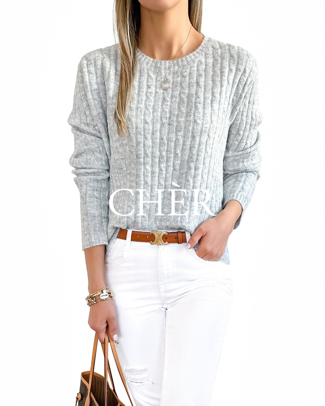 Alonsa Grey Sweater