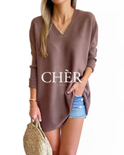 Load image into Gallery viewer, Clara Chocolate Sweater
