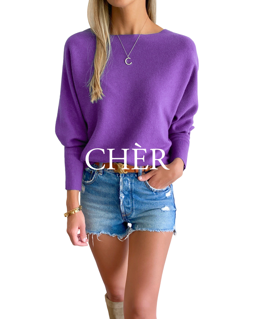 Purple Laure Sweater