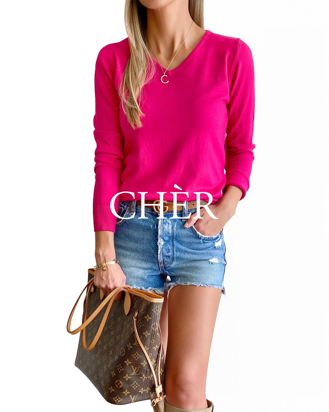 Jazmin Fuchsia Sweater