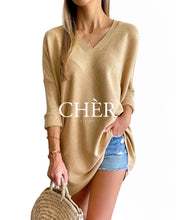 Cargar imagen en el visor de la galería, Sweater Clara Camel
